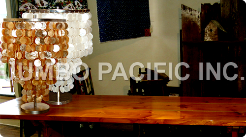 relampagar las cortinas de lámpara hechas a mano más finas del capiz de las decoraciones de Filipinas de la manera