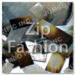zip fashion raw shell shell components